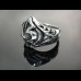 925 Silver Ace Ring for Motor Biker - SR07